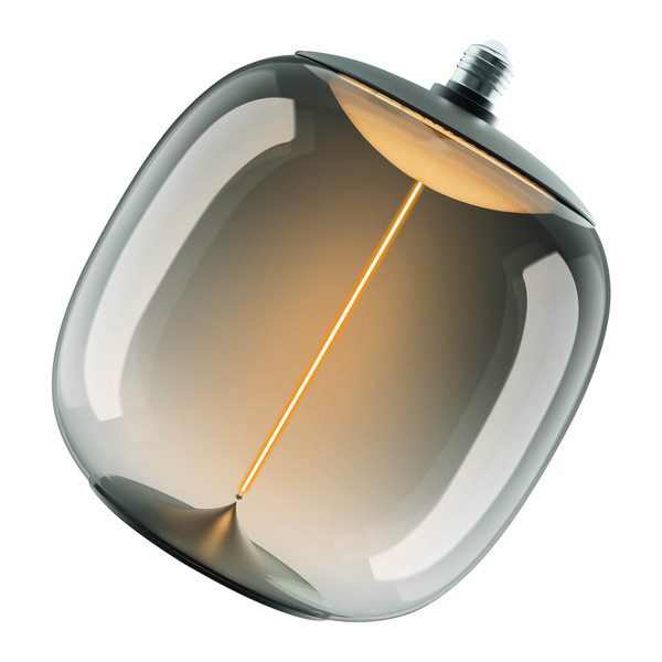 OSRAM LED Lampe VINTAGE 1906 BIG DECORATIVE BULB WITH Filament-MAGNETIC STYLE 12W 818 Smoke E27 Dimmbar Warmweiss 4058075836327