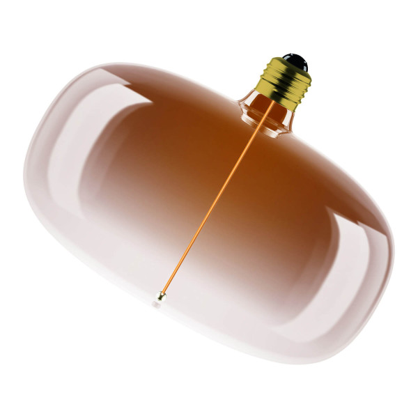 OSRAM LED Lampe VINTAGE 1906 DECORATIVE BULB WITH Filament-MAGNETIC STYLE 4W 818 Tea Brown E27 Dimmbar Warmweiss 4058075836365