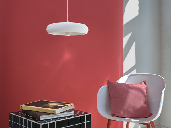 LEDVANCE Pendelleuchte Decor Plaster Pure Pendant 300 E27 White 4058075838482