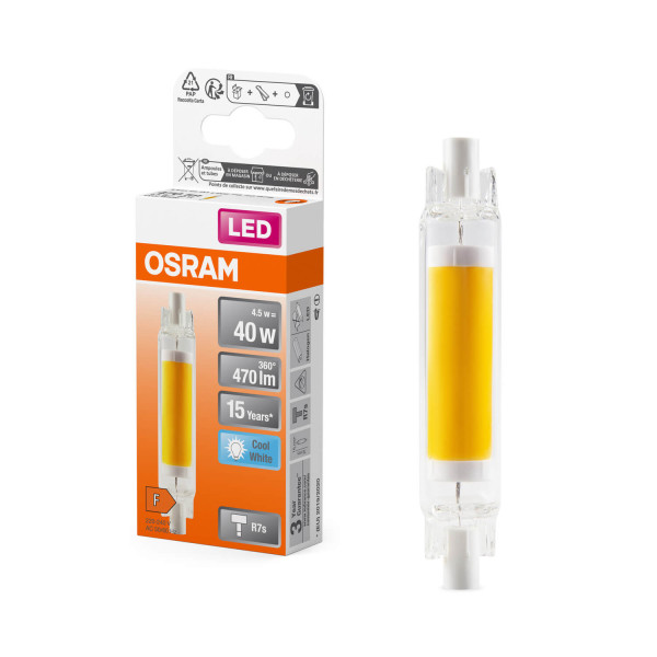 OSRAM LED Lampe SLIM LINE R7S 4.5W 840 Glas R7s Neutralweiss 4058075840461