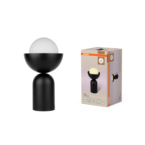 OSRAM Tischleuchte Decor Bowl Table E14 Table E14 Black 4058075847064