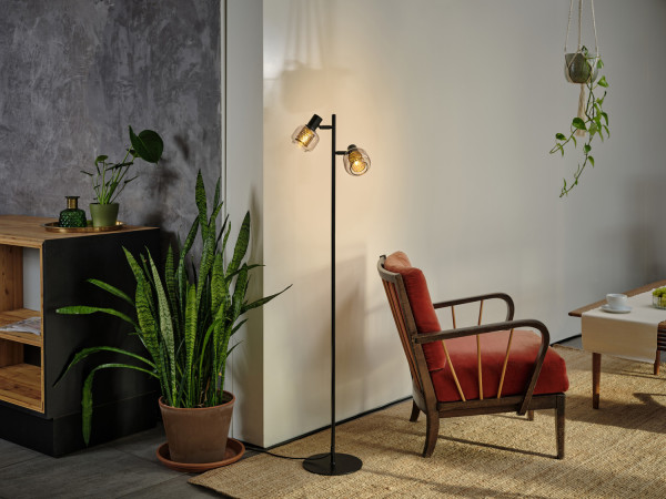 OSRAM Stehleuchte Decor Firefly Floor 2xE14 Black 4058075847125