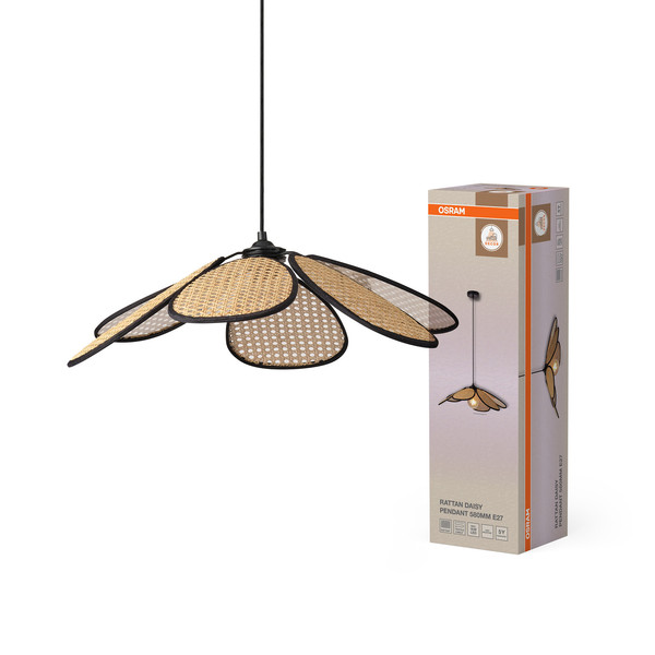 OSRAM Pendelleuchte Decor Rattan Daisy Pendant 580 E27 Brown 4058075847187