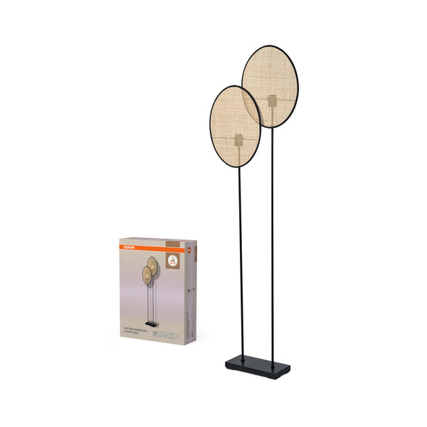 OSRAM Stehleuchte Decor Rattan Dandelion Floor 2XE27 Brown 4058075847286