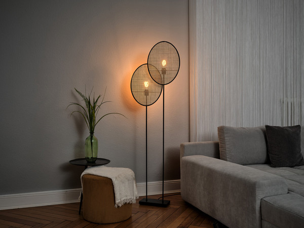 OSRAM Stehleuchte Decor Rattan Dandelion Floor 2XE27 Brown 4058075847286