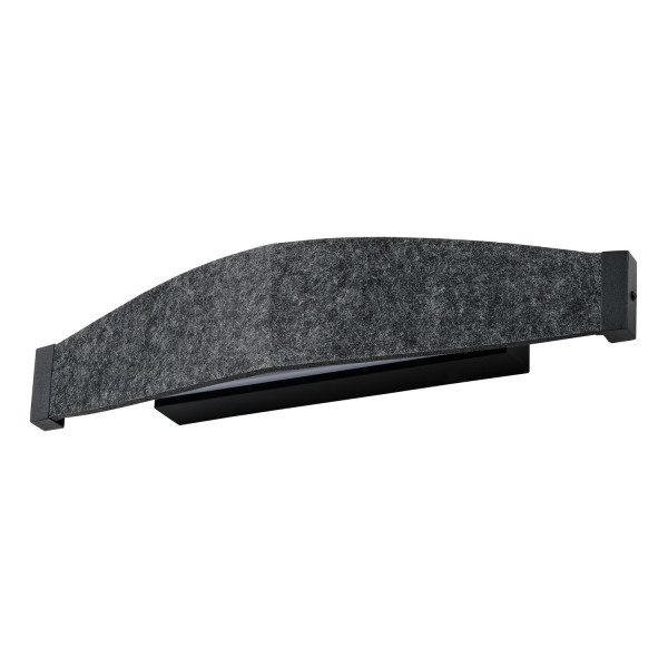 OSRAM LED Wandleuchte Decor Flat Felt Wall 13W 830 Dark Grey Warm weiß 4058075847460