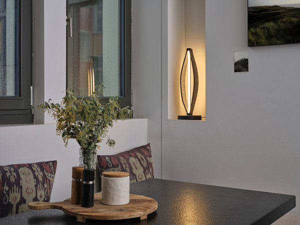 OSRAM LED Tischleuchte Decor Flat Felt Table 13W 830 Dark Grey Warm weiß 4058075847521