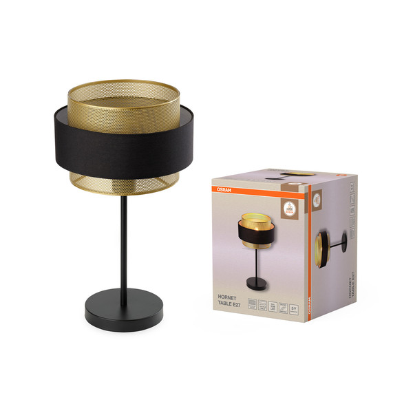 OSRAM Tischleuchte Decor Hornet Table 1XE27 Black 4058075847903