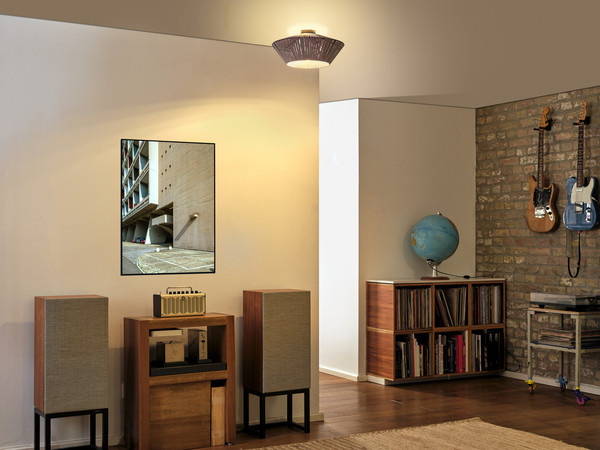 OSRAM Deckenleuchte Decor Stripes Ceiling 1XE27 Dark Grey 4058075848085