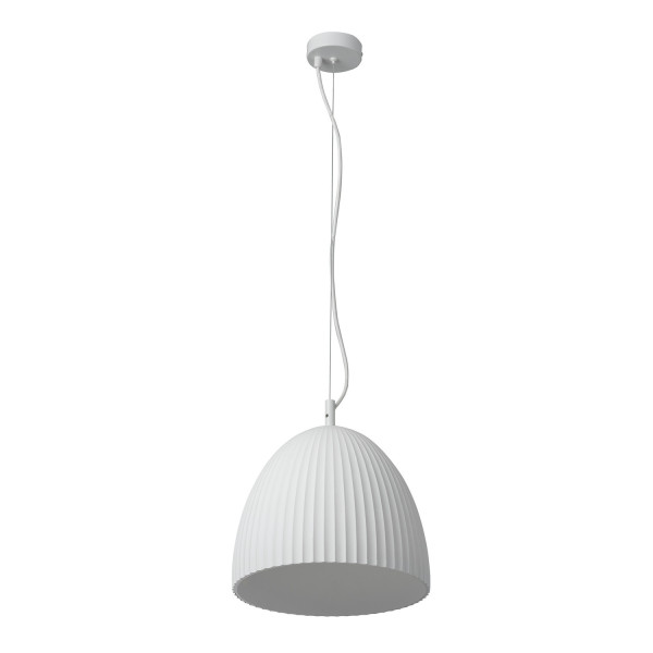 OSRAM Pendelleuchte Decor Plaster Routes Bell Pendant 1XE27 White 4058075848443