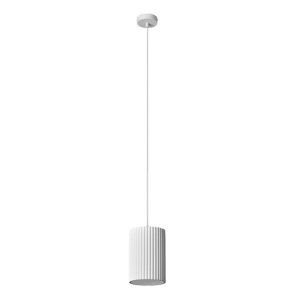 OSRAM Pendelleuchte Decor Plaster Routes Tube Pendant 1XE27 White 4058075848467