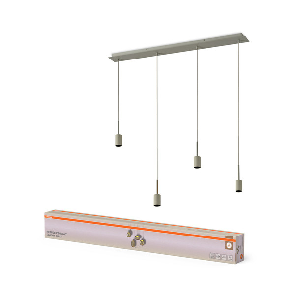 OSRAM Pendelleuchte Decor Needle Pendant Linear 4xE27 Beige 4058075848542