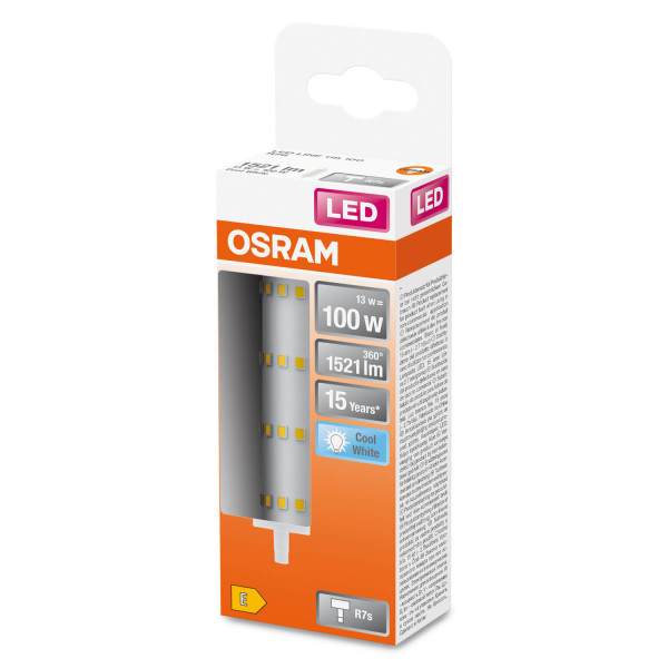 OSRAM LED Lampe LINE R7S 13W 840 Clear R7s Neutralweiss 4099854022241