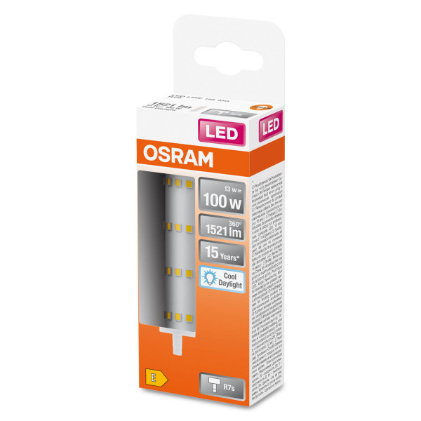 OSRAM LED Lampe LINE R7S 13W 865 Clear R7s Kaltweiss 4099854022289