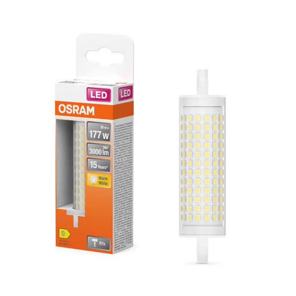 OSRAM LED Röhre LINE R7S 20W 830 Clear R7s Warmweiss 4099854248153