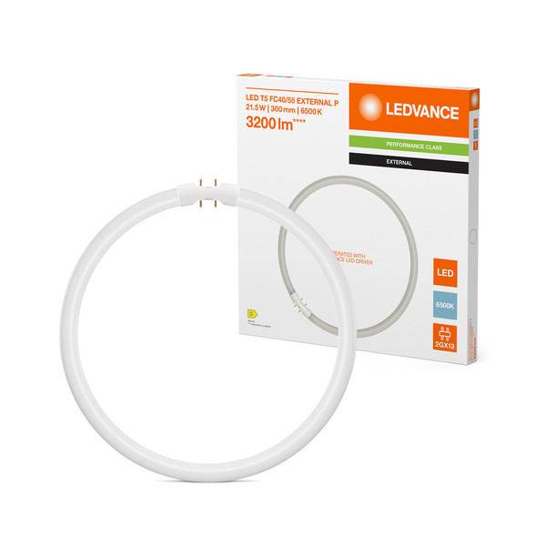 LEDVANCE LED LED T5 FC EXTERNAL P 21.5W 865 2GX13 Dimmbar Kaltweiss 4099854300905