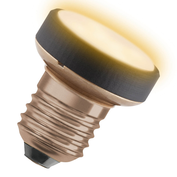 OSRAM LED Lampe superflach und superklein FLAT dimmbar 4.5W E27 Frosted Milchglas Warmweiss 4099854356926