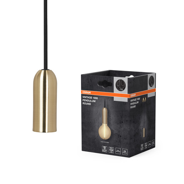 OSRAM Pendelleuchte Vintage 1906 PenduLum Round Gold 4099854419553