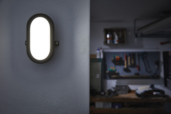 OSRAM LED Feuchtraumleuchte LED BULKHEAD 6W 4000K Black Neutralweiss 4099854428678