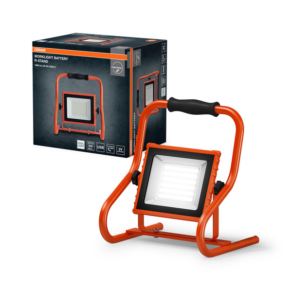 OSRAM LED Aussen-Strahler WORKLIGHTS BATTERY 20W 4000K Neutralweiss 4099854430312