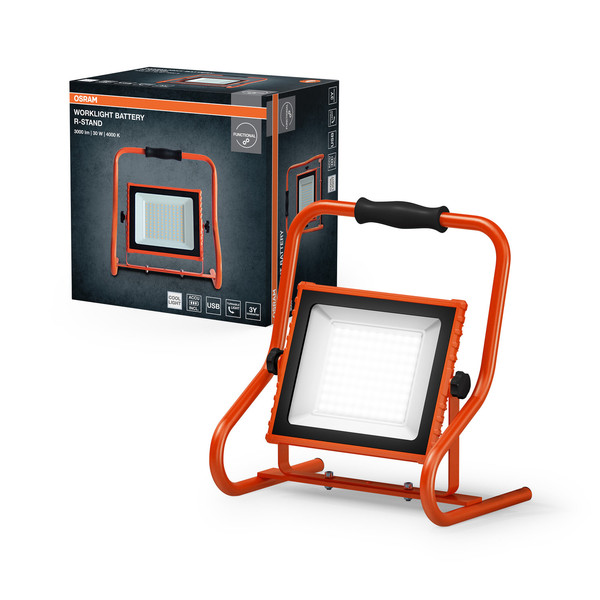 OSRAM LED Aussen-Strahler WORKLIGHTS BATTERY 30W 4000K Neutralweiss 4099854430336