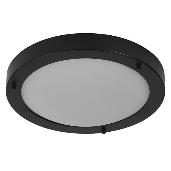 OSRAM Deckenleuchte Bathroom Ceiling Luminaire IP44 E27 310mm E27 Black 4099854444456