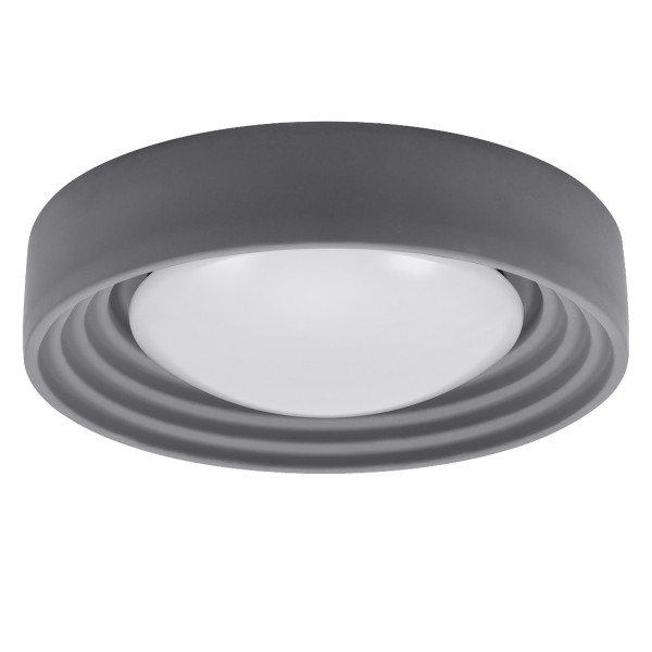 OSRAM LED Deckenleuchte Orbis Concrete 400MM 18W 830 Click Dim Gray Dimmbar Warm weiß 4099854446733