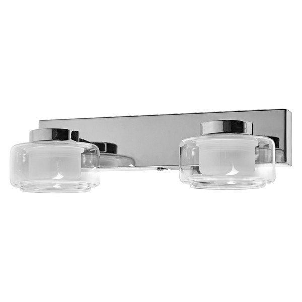 OSRAM LED Deckenleuchte Orbis Flame 2X5.5W Click CCT IP44 Chrome Warm weiß,Kalt weiß 4099854447808