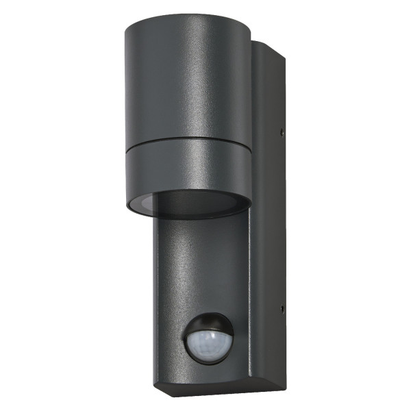 OSRAM Aussenleuchte Endura Classic IP65 GU10 Isidor Wall Sensor Dark Gray 4099854447860