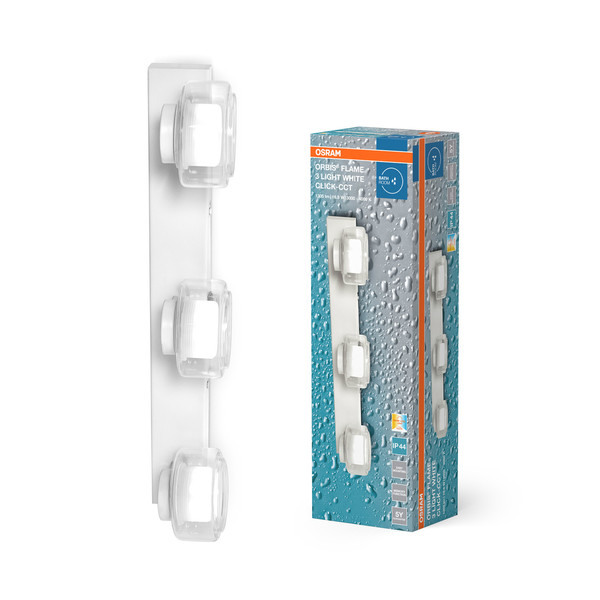 OSRAM LED Deckenleuchte Orbis Flame 3X5.5W Click CCT IP44 White Warm weiß,Kalt weiß 4099854447921