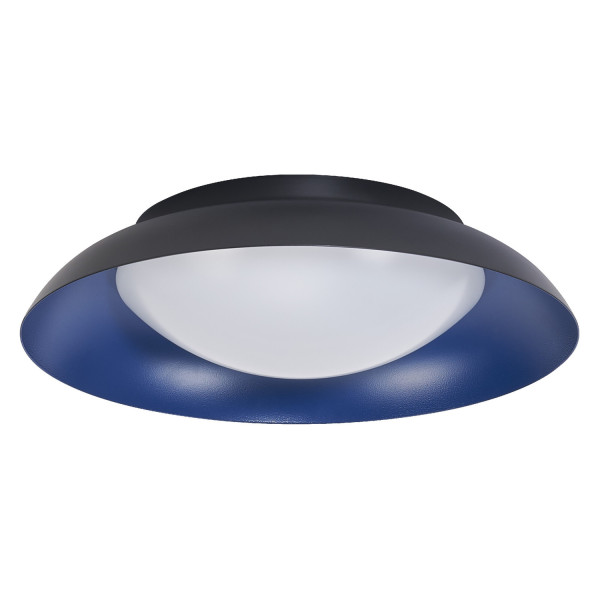 OSRAM LED Deckenleuchte Orbis Plate 310MM 19W 830 Click DIM Black and Blue Dimmbar Warm weiß 4099854449840