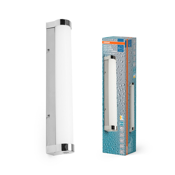 OSRAM LED Deckenleuchte Obris Tube Frost Glass 40CM Click CCT DIM IP44 Chrome Dimmbar Warm weiß,Kalt weiß 4099854450488
