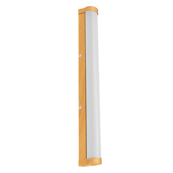 OSRAM LED Deckenleuchte Obris Tube Frost Glass 60CM Click CCT DIM IP44  Wood Decor Dimmbar Warm weiß,Kalt weiß 4099854450723