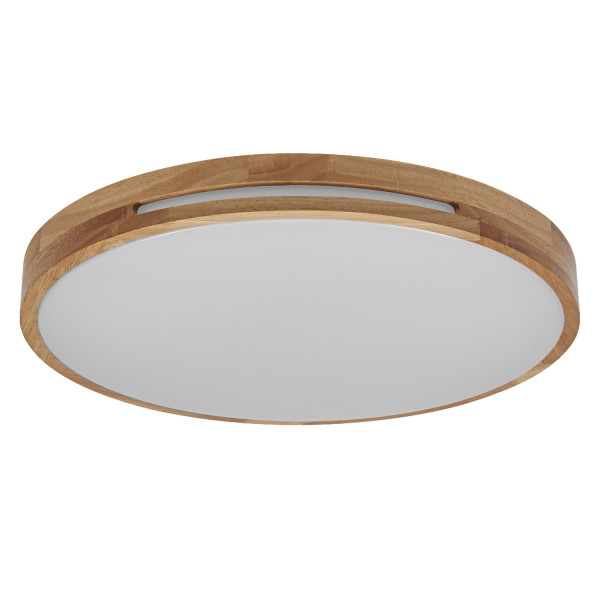 OSRAM LED Deckenleuchte Orbis Woodburry 300MM 16W 830 Click DIM Wood Decor Dimmbar Warm weiß 4099854450846