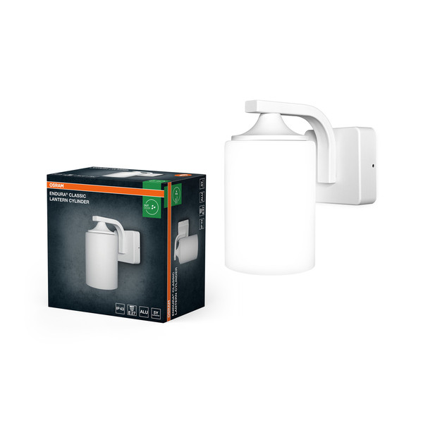 OSRAM Aussen-Wandleuchte ENDURA CLASSIC LANTERN CYLINDER Cylinder E27 White 4099854452178