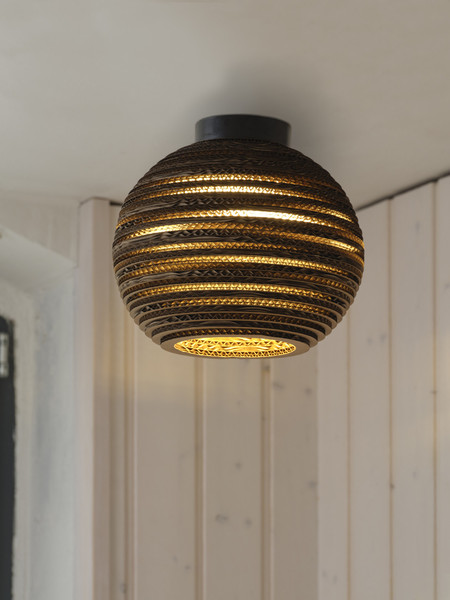 OSRAM Deckenleuchte Decor Cardboard Ball Ceiling E27 Brown 4099854453083