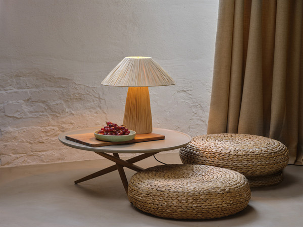 OSRAM Tischleuchte Decor Bamboo Paper Hut Table 1XE27 Brown 4099854453694