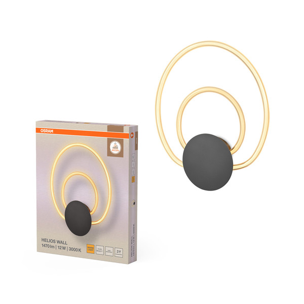 OSRAM LED Wandleuchte Decor Helios Wall 12W 830 Click Select Warm weiß 4099854453779