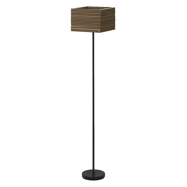 OSRAM Stehleuchte Decor Cardboard Square Floor E27 Brown 4099854454011