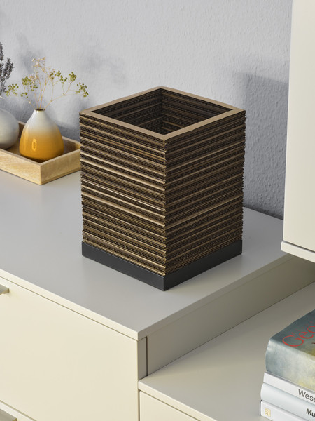 OSRAM Tischleuchte Decor Cardboard Square Table E27 Brown 4099854454059