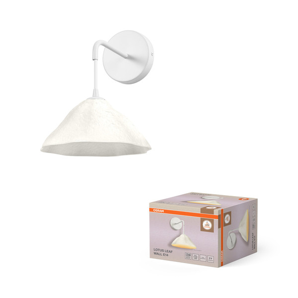 OSRAM Wandleuchte Decor Lotus Leaf Wall E14 White 4099854454158