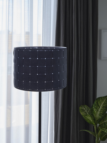 OSRAM Stehleuchte Decor Felt Weaving Cans Standing Floor E27 Dark Gray 4099854454424