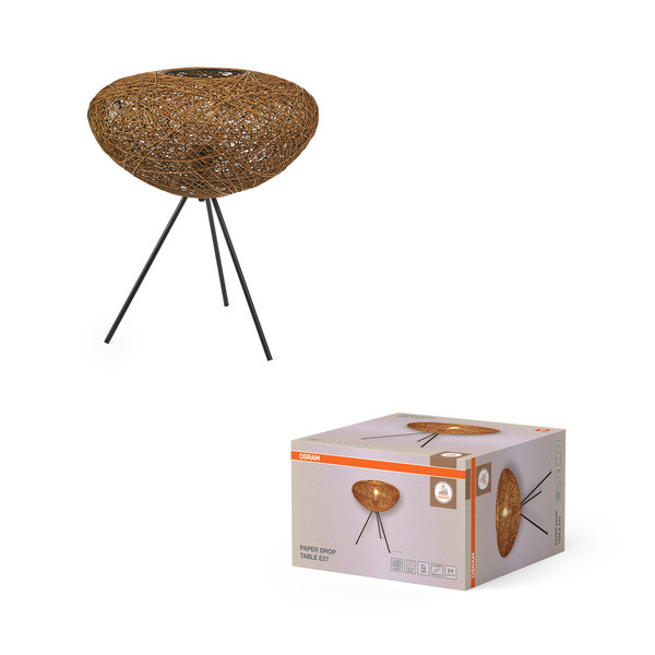 OSRAM Tischleuchte Decor Paper Drop Table 1XE27 Beige 4099854454868