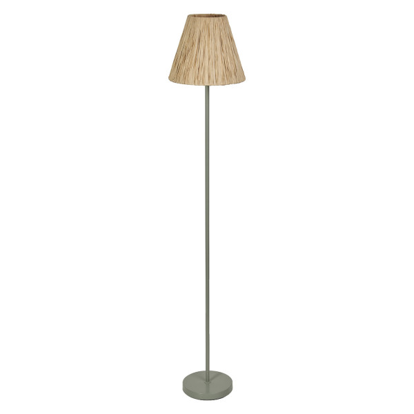 OSRAM Stehleuchte Decor Raffia Floor E27 Green 4099854454943
