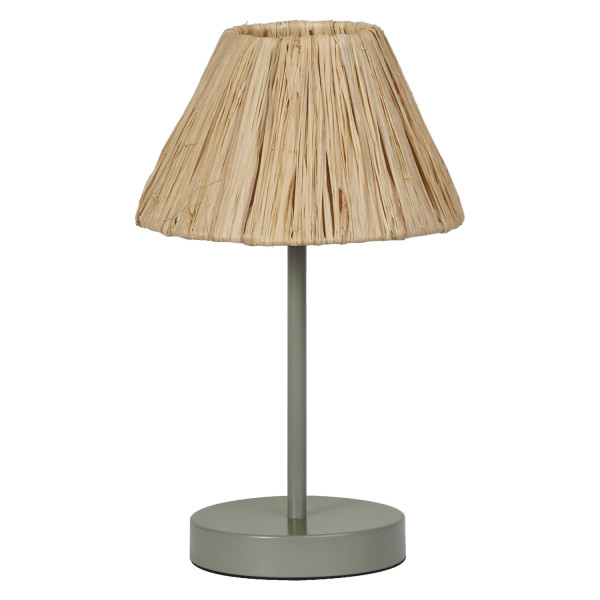 OSRAM Tischleuchte Decor Raffia Table E27 Green 4099854454967