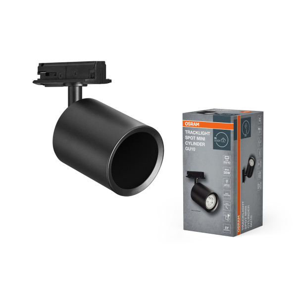 OSRAM Schienensystem TRACKLIGHT SPOT MINI CYLINDER GU10 Black 4099854455421