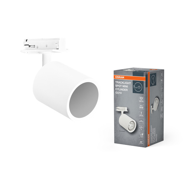 OSRAM Schienensystem TRACKLIGHT SPOT MINI CYLINDER GU10 White 4099854455445