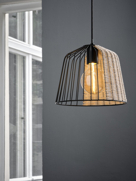 OSRAM Pendelleuchte Decor Cage Bell Pendant E27 Black 4099854458729
