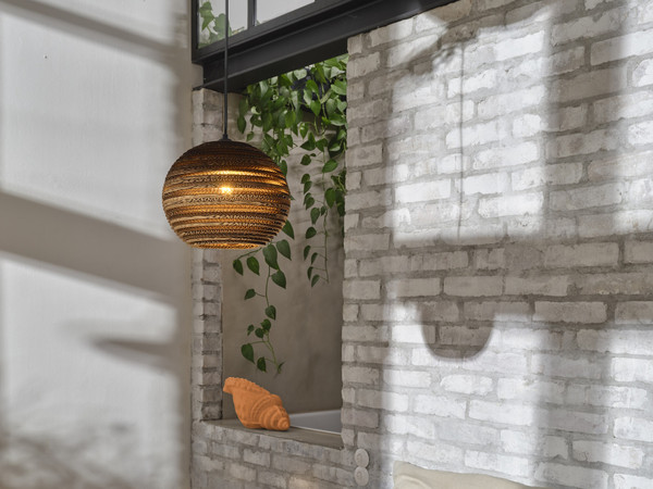 OSRAM Pendelleuchte Decor Cardboard Ball Pendant E27 Brown 4099854458804