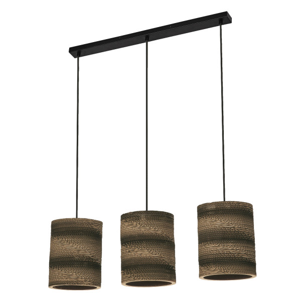 OSRAM Pendelleuchte Decor Cardboard Cylinder Pendant 3XE27 Brown 4099854458842